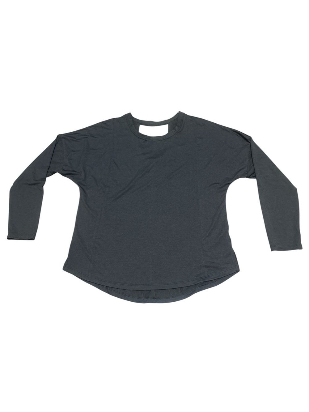 all in motion Dark Gray Long Sleeve Crop Top